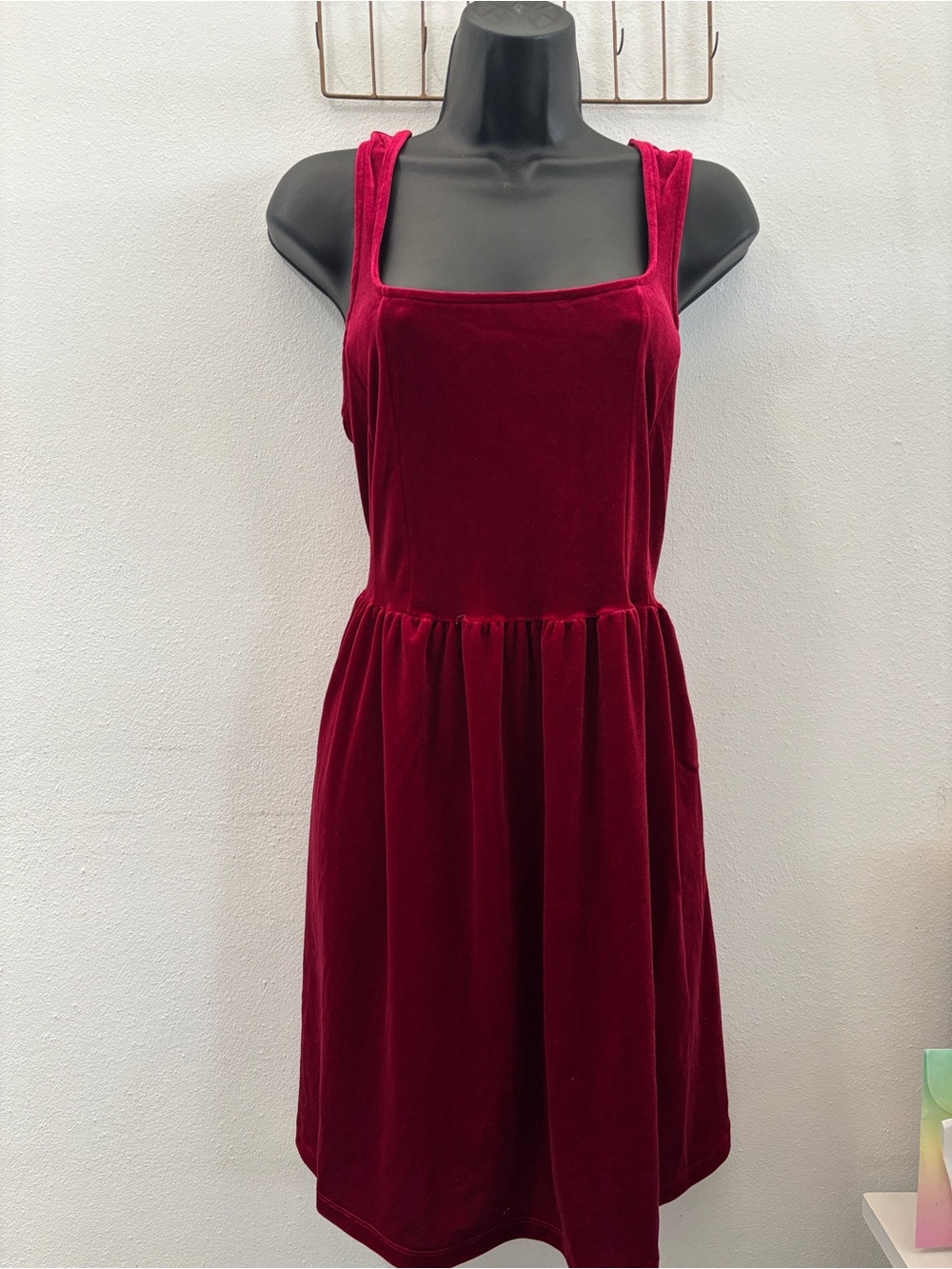 Old Navy Velvet Mini Fit & Flare Cami Dress